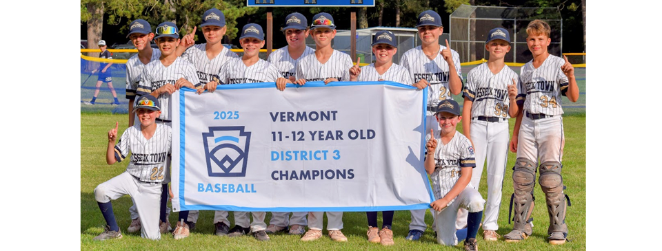 2025 Baseball 11-12 All Star District 3 Champions